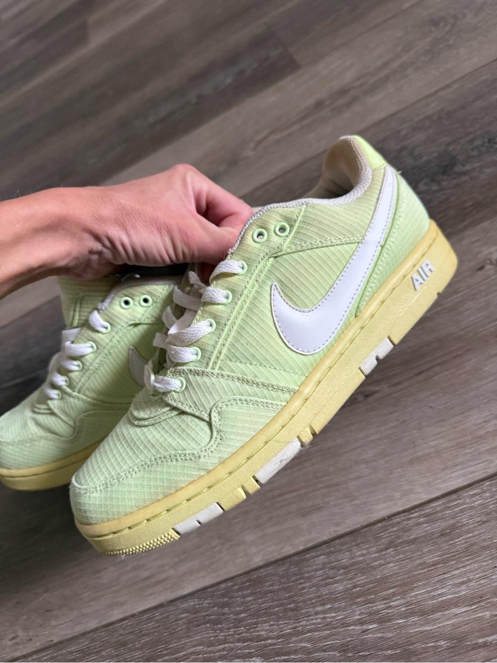 Lime Green Nike Air Max Shoes